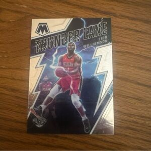 Mosaic Thunder Lane Zion Williamson Card